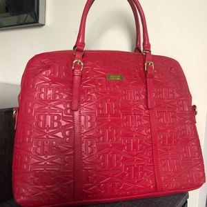 Large red purse